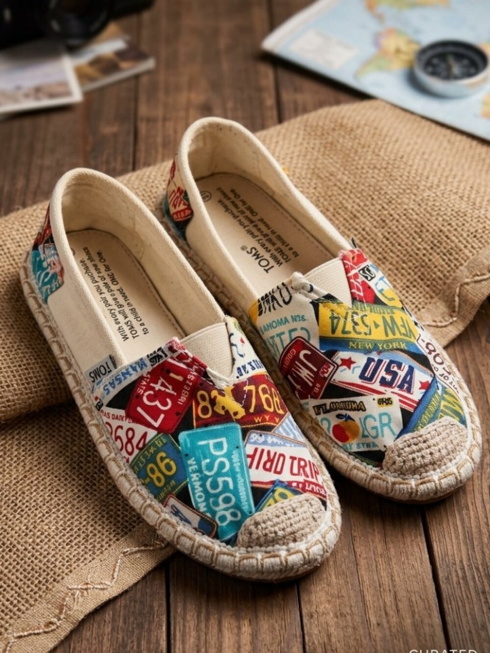 UIN Women's Espadrilles Slip On Lightweight Walking Casual Loafers Comfo